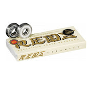 Bones Ceramic Super Reds Skate Bearings 8mm 8 Pack - Lucky Skates 