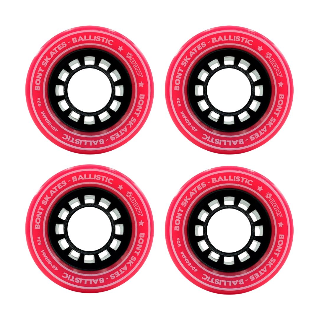 Pink Roller skate Indoor Wheels 92a 40mm x 60mm - Lucky Skates 