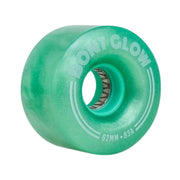 Bont Light Up Glow Misty Teal LED Roller Skate Wheels 62mm 83A - Lucky Skates