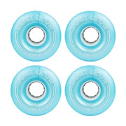 Bont Light Up Glow Tickle Blue LED Roller Skate Wheels Light Blue 83A 62mm 4 Pack - Lucky Skates
