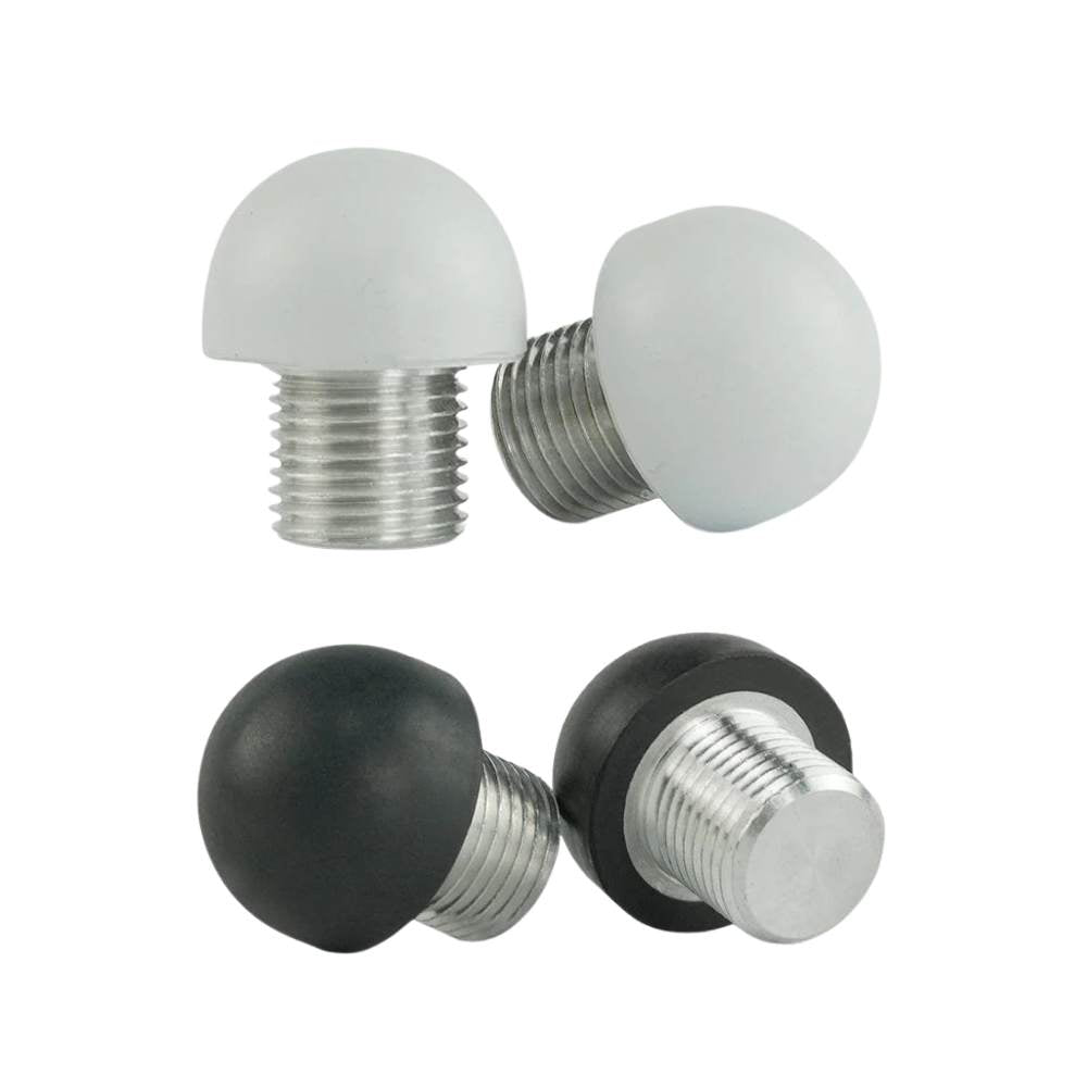Bont Roller Skate Toe Stop Jam Plugs Dance Plugs Black White Adjustable Stem - Lucky Skates 