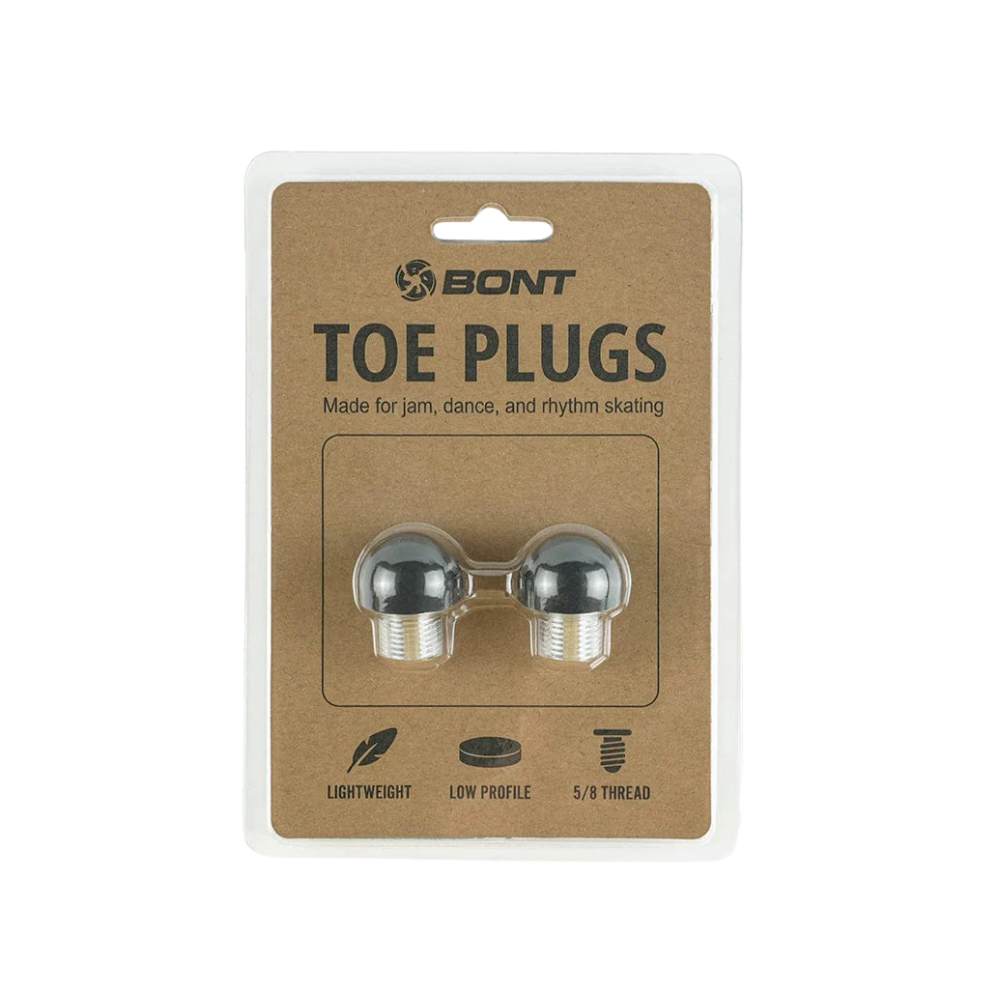Bont Roller Skate Toe Stop Jam Plugs Dance Plugs Ryhthm Skating Black Adjustable Stem - Lucky Skates 