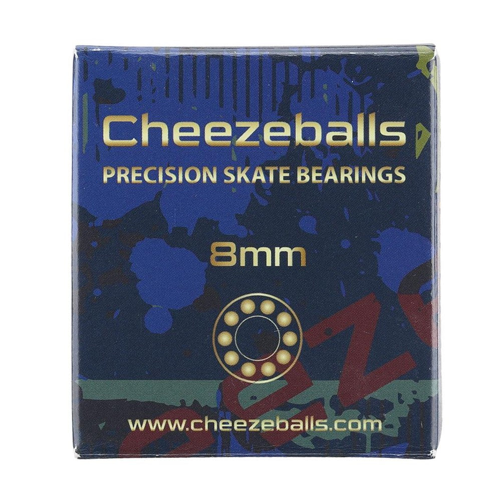 Cheezeballs Goudas Red Ceramic Skate Bearing (16) - Lucky Skates