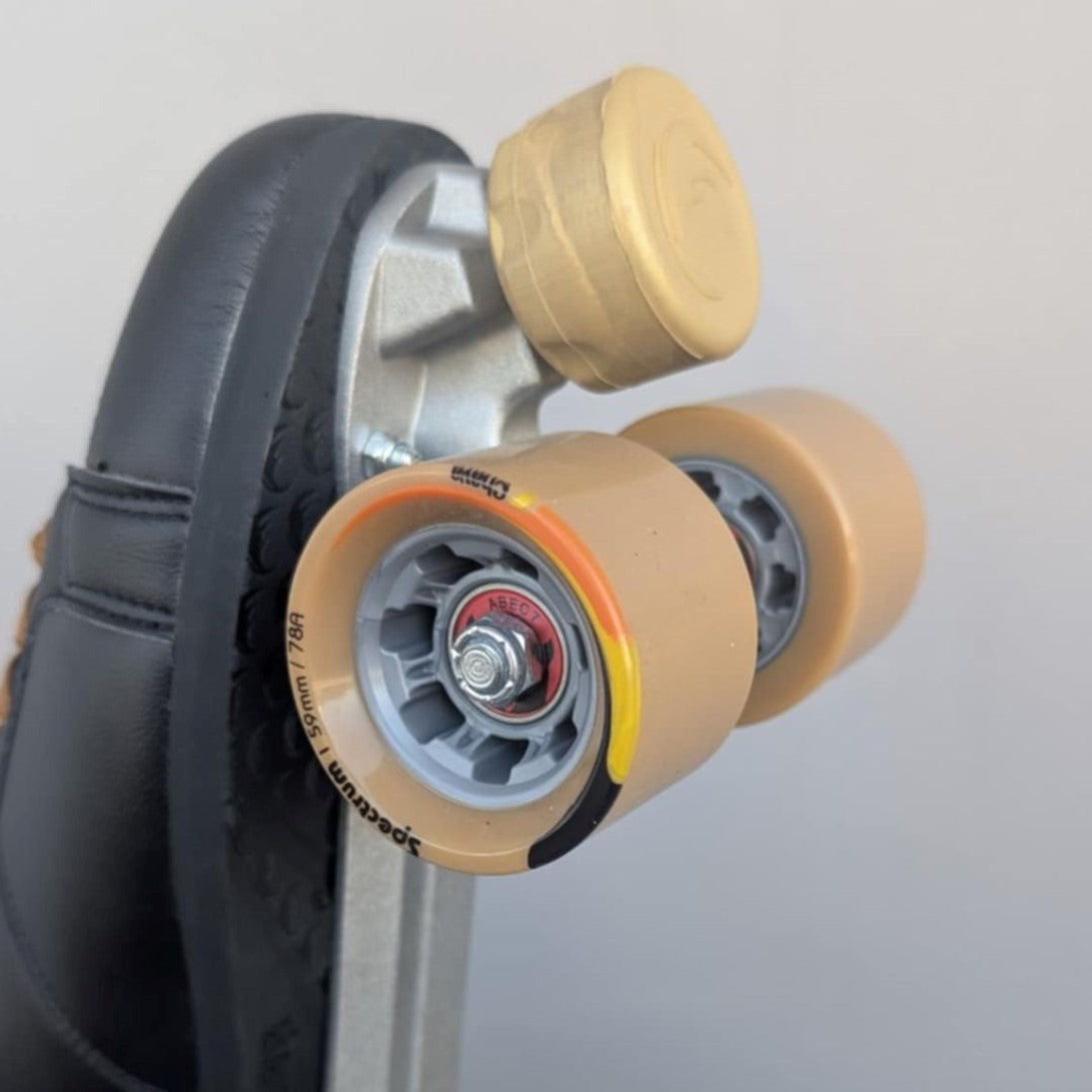 Chaya Controller Toe Stops Gold Short Stem - Lucky Skates