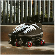 chaya black sneaker style roller skates with grind block 