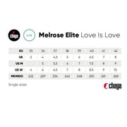 size chart for chaya melrose high top rollerskate