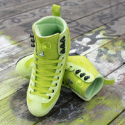Chuffed Pro Rib Lime Green Roller Skate Boots - Lucky Skates 