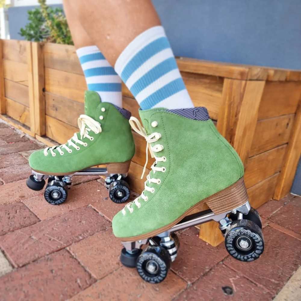 Chuffed Roller Skates Wanderer Olive Green - Lucky Skates