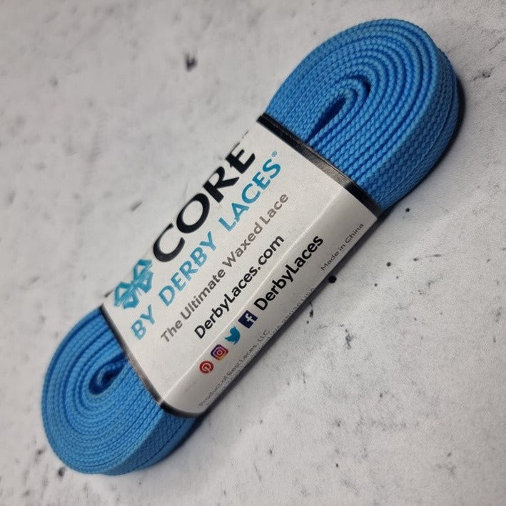 Derby Laces Core Waxed Laces 54" (137cm) - Lucky Skates