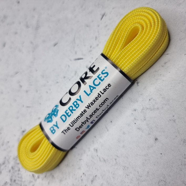 Derby Laces Core Waxed Laces 54" (137cm) - Lucky Skates