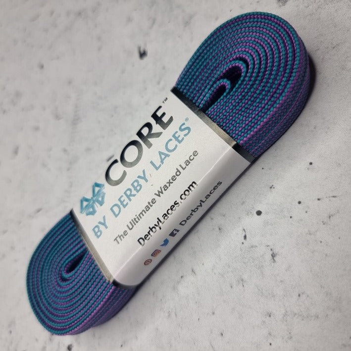 Derby Laces Core Waxed Laces 54" (137cm) - Lucky Skates