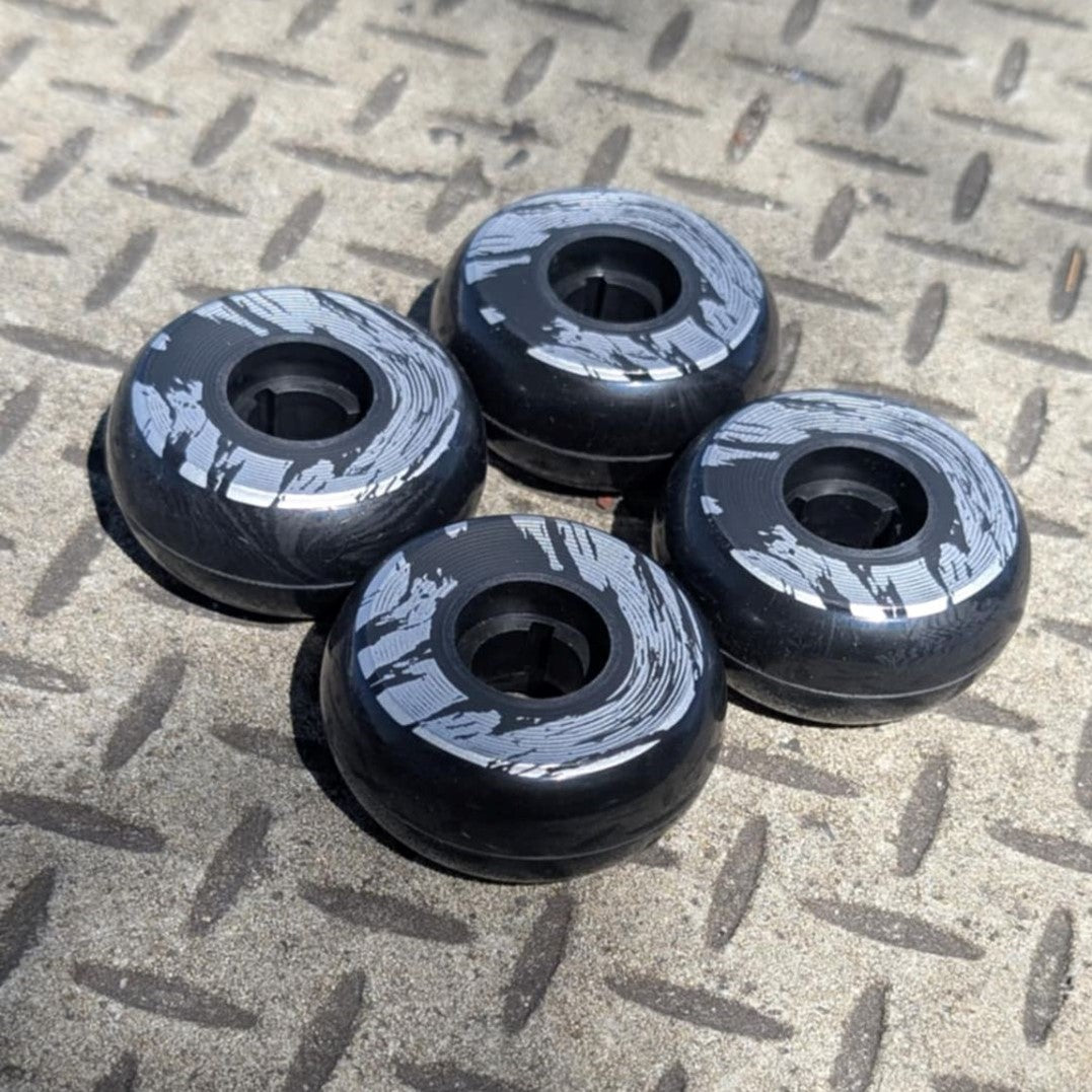 Dead Team Black Zebra Inline Wheel 58mm 95A - 4 Pack - Lucky Skates