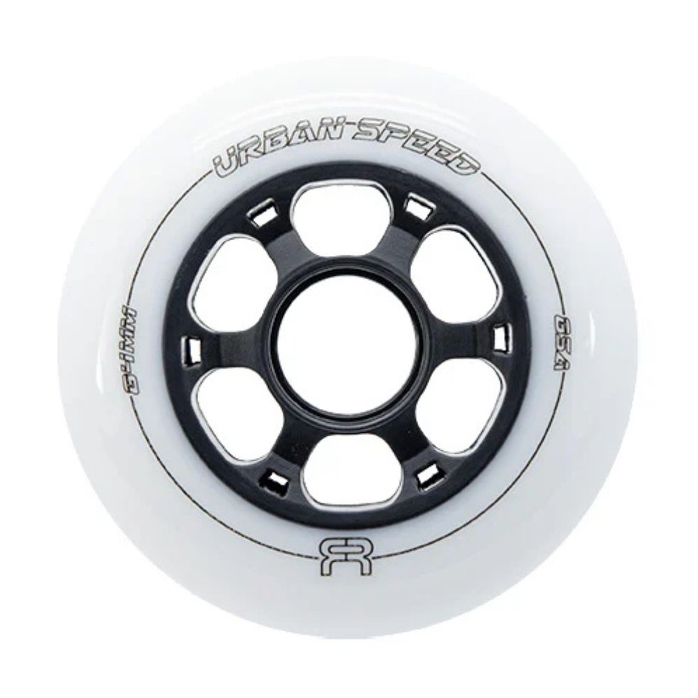 FR Skates Speed White Inline Skate Wheels 85A 110mm - Lucky Skates 