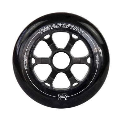 FR Speed Urban Black Inline Wheels 85A 110mm - 6 Pack