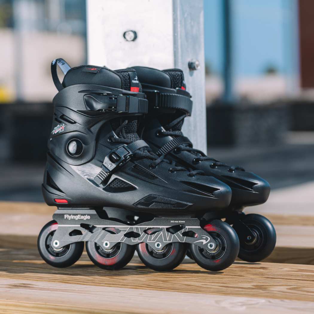 Flying Eagle Avian Black Mens Urban Inline Skates - Lucky Skates 