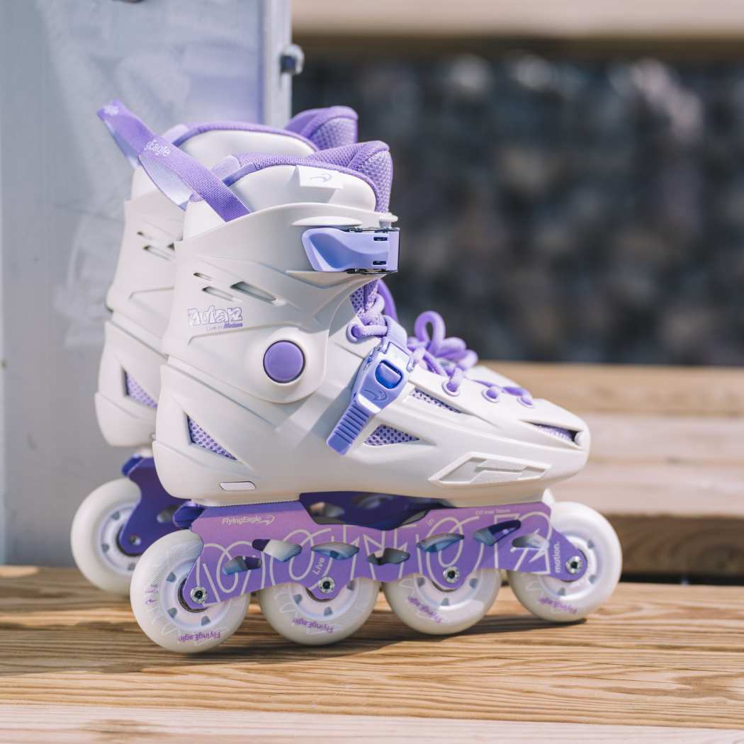 Flying Eagle Avian Purple Womens Inline Skates - Lucky Skates 