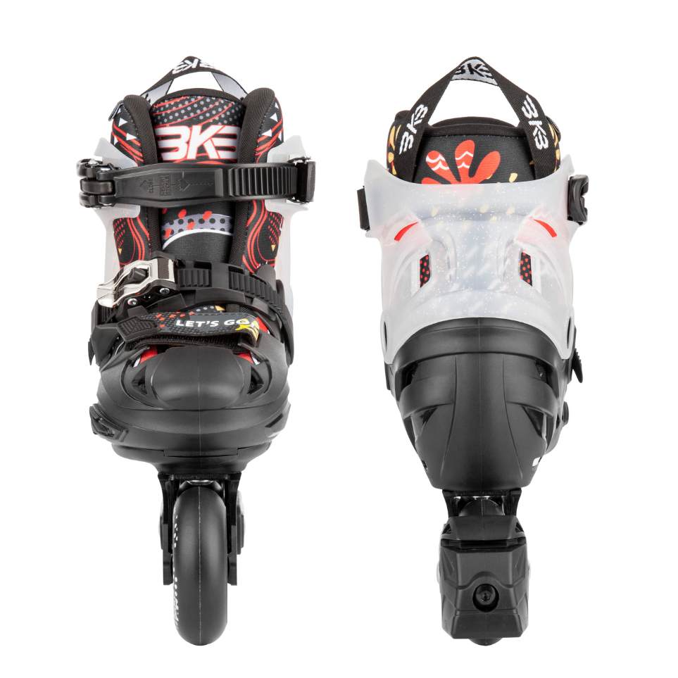 Flying Eagle BKB K9 Black Children's Adjustable Inline Rollerblades - Lucky Skates 