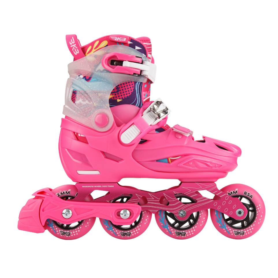 Flying Eagle BKB K9 Pink Children's Adjustable Inline Rollerblades - Lucky Skates 