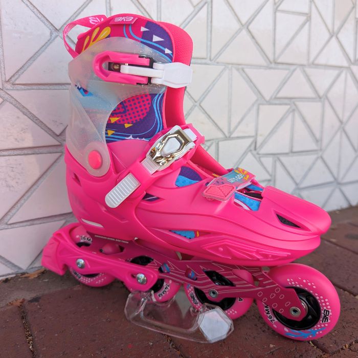 Flying Eagle BKB K9 Pink Children's Adjustable Inline Rollerblades - Lucky Skates 