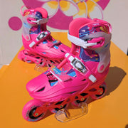 Flying Eagle BKB K9 Pink Children's Adjustable Inline Rollerblades - Lucky Skates 