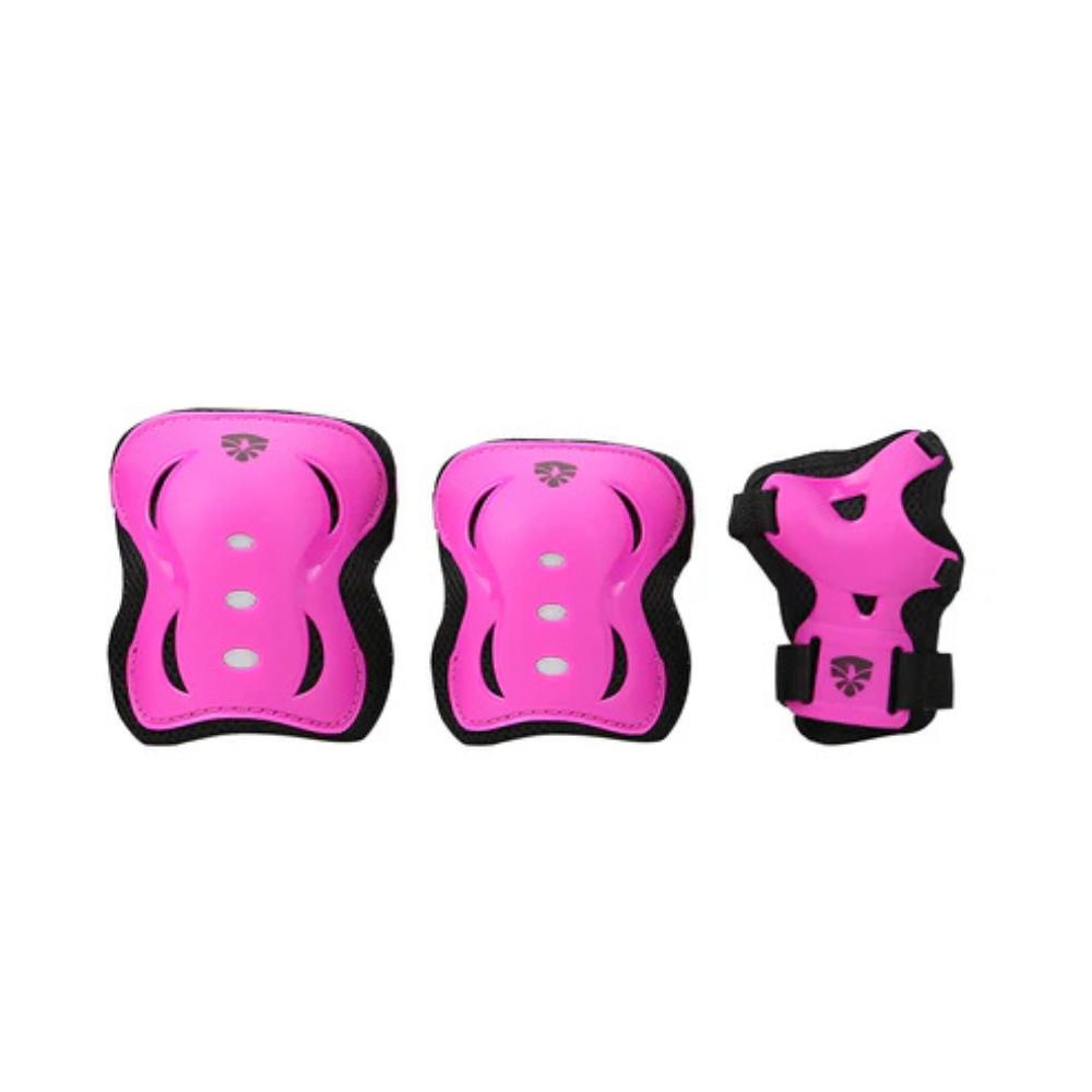 Flying Eagle V5 Junior Childrens Pad Set Black Knee Pad, Elbow Pad Wrist Guards - Lucky Skates 