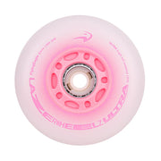 Flying Eagle Light Up LED Lazer Wheels Inline Wheels 88A Pink - Lucky Skates 