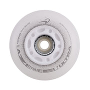 Flying Eagle Light Up LED Lazer Wheels Inline Wheels 88A White - Lucky Skates 