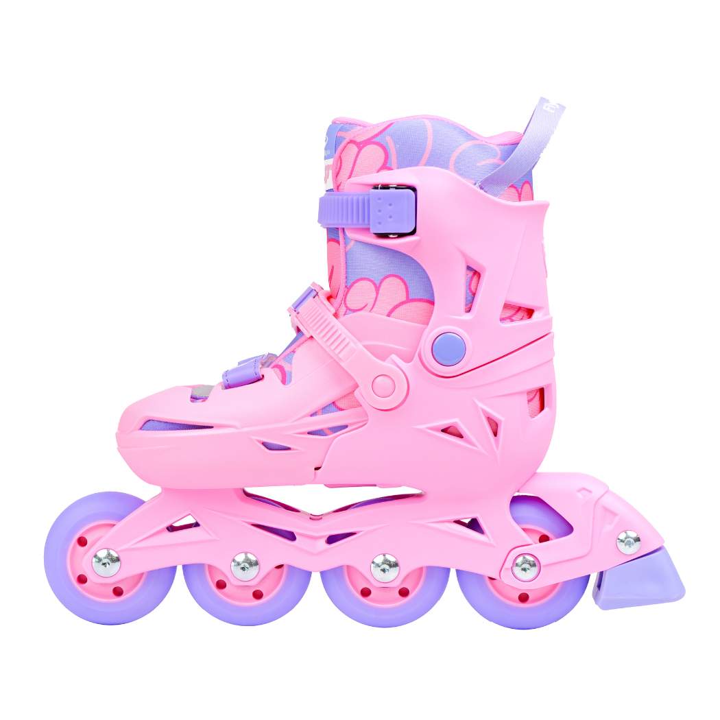 Kids Adjustable Flying Eagle NT2 Nacht Pink Purple Inline Skates - Lucky Skates 