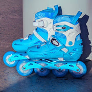 Flying Eagle S5 Pro Buzz Blue Children's Adjustable Inline Skates Light Blue - Lucky Skates 