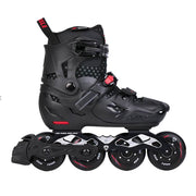 Kids Adjustable Flying Eagle S7 Nimbus Black Inline Rollerblade Adjustable Kids Skates - Lucky Skates 