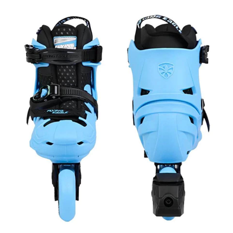 Kids Adjustable Flying Eagle S7 Nimbus Blue Inline Skates - Lucky Skates 