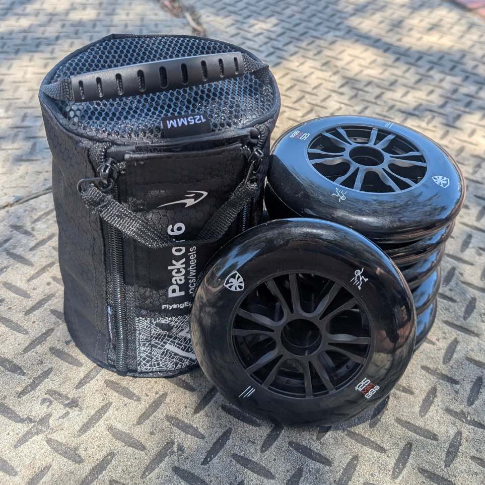 Flying Eagle SHR Speed Inline Wheels Black 110mm 88A - 6 Pack