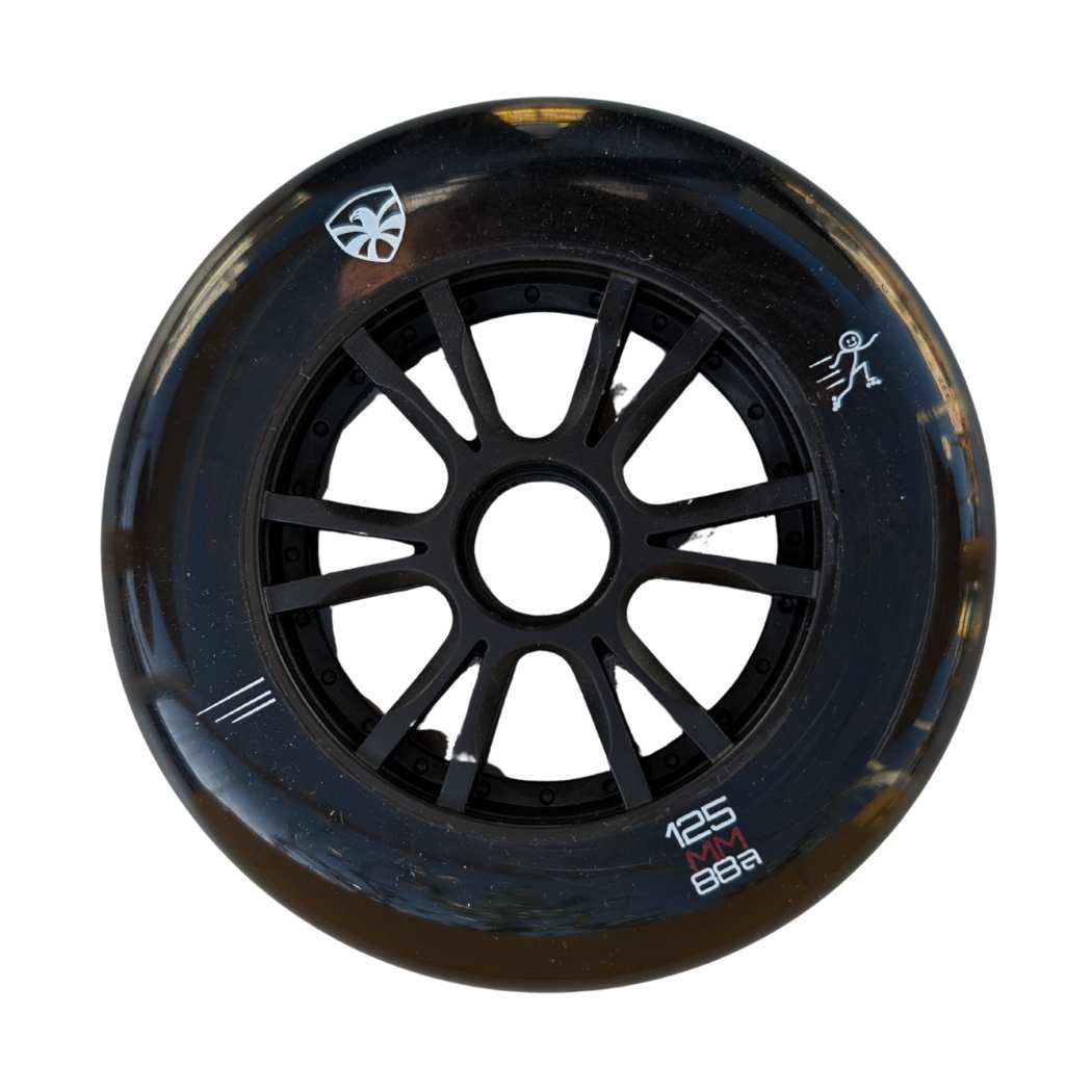 Flying Eagle SHR Speed Inline Wheels 125mm 85A 6 Pack Black - Lucky Skates 