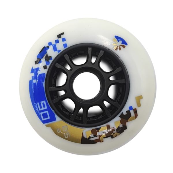 Flying Eagle SHR Speed Inline Wheels 90mm 85A 8 Pack White - Lucky Skates 