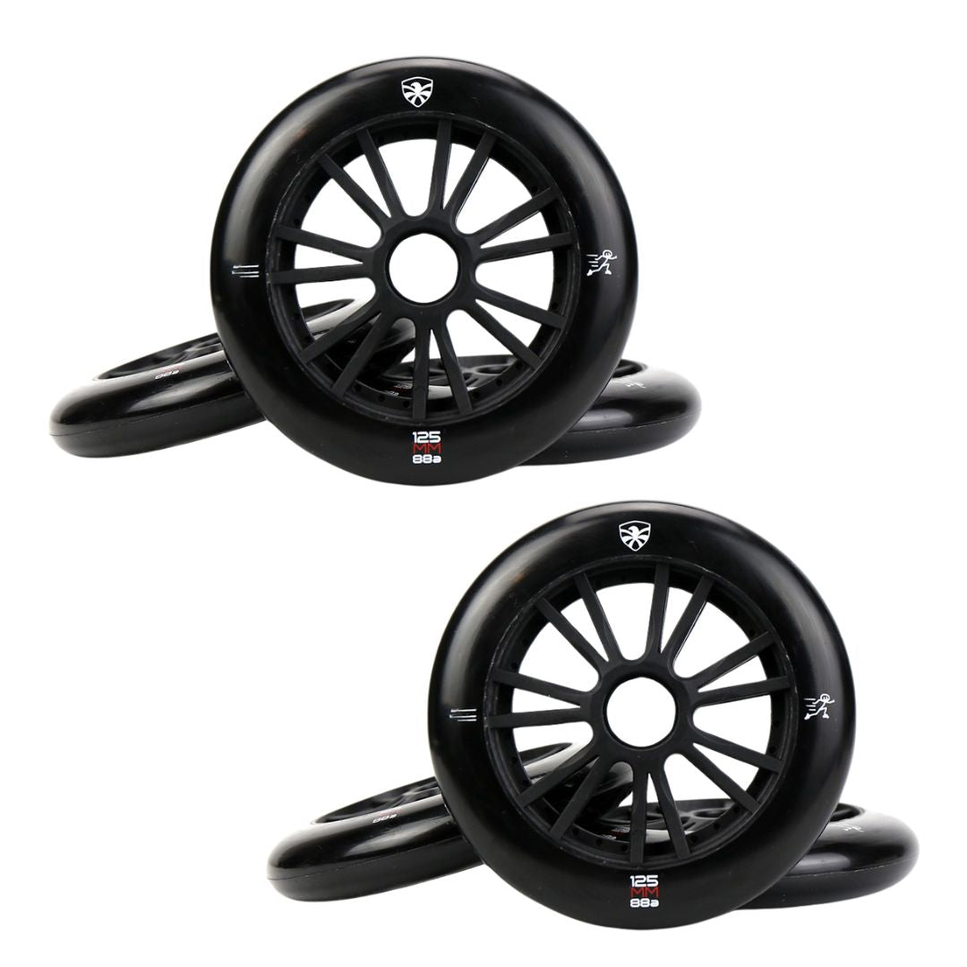Flying Eagle SHR Speed Inline Wheels Black 125mm 88A - 6 Pack