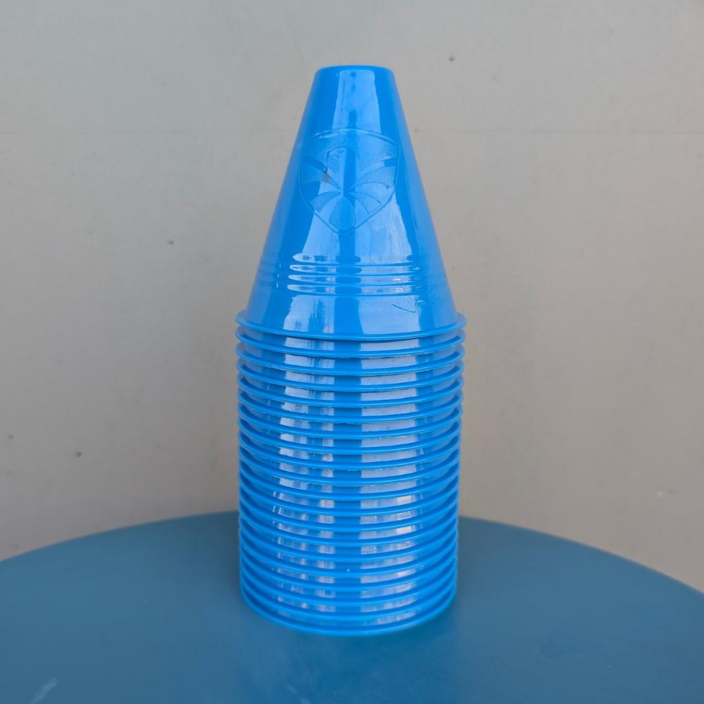 Flying Eagle Slalom Inline Skating Cones Blue 20 Pack - Lucky Skates 