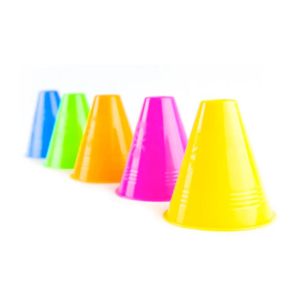 Flying Eagle Slalom Inline Skating Cones Pink, Purple, Yellow, Green, Blue, Orange - Lucky Skates 