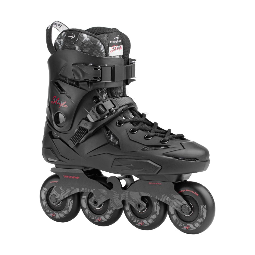 Flying Eagle X3 Shrike Inline Skates Black 80mm Rockerable Frame Mens Womens - Lucky Skates 