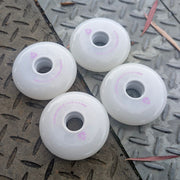 Flying Eagle X7 White Inline Skate Wheels 80mm 88A 4 Pack - Lucky Skates 