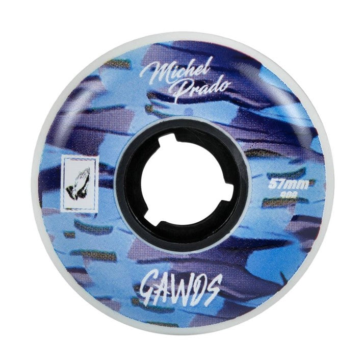 purple camo aggressive inline wheel 