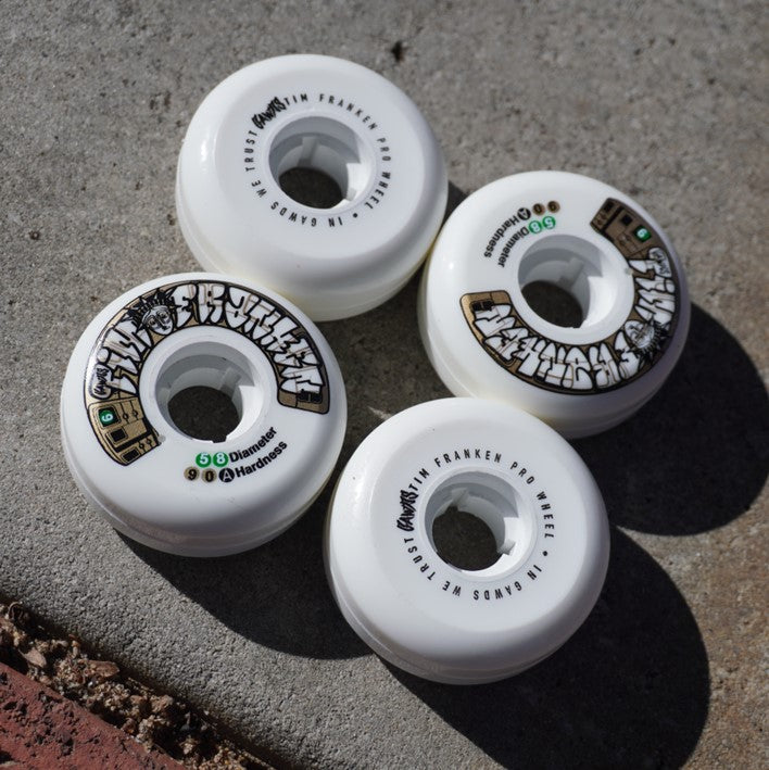 Gawds Tim Franken II Inline Wheels 58mm 90A - 4 Pack - Lucky Skates