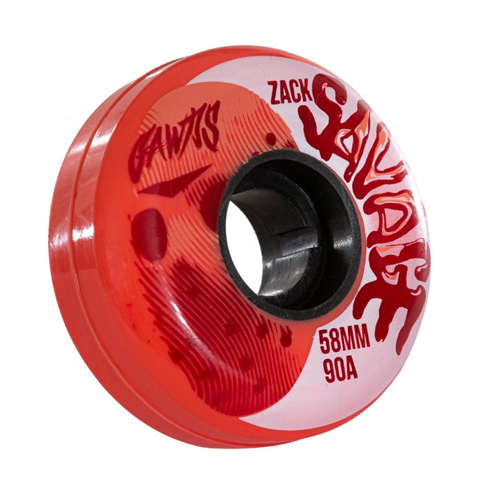 Gawds Zack Savage Red Wheels 58mm 90A - Lucky Skates