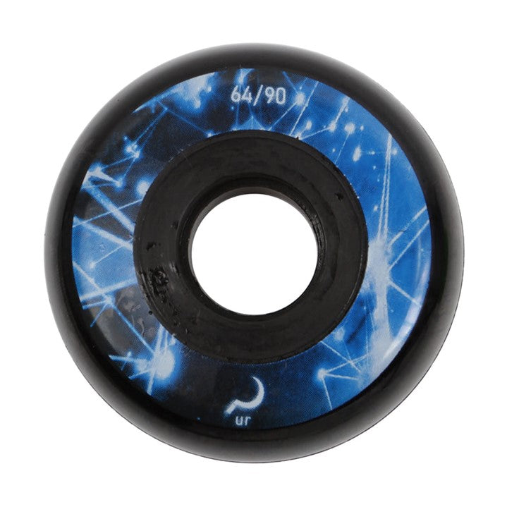 Ground Control UR Constellation Black Inline Wheels 64mm 90A - 4 Pack - Lucky Skates