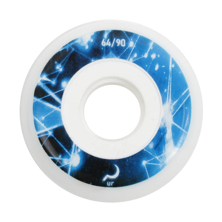 Ground Control UR Constellation White Inline Wheels 64mm 90A - 4 Pack - Lucky Skates