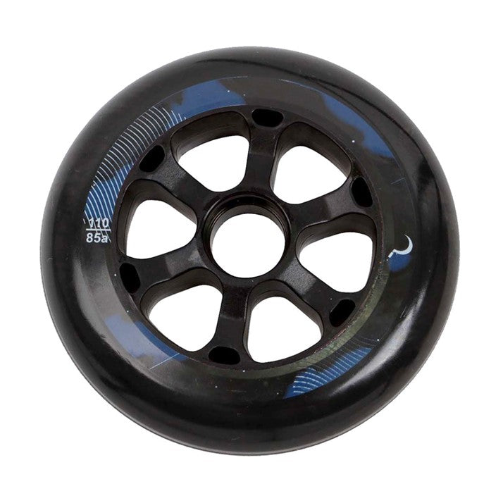 Ground Control UR Moon Black Inline Wheel 110mm 85A - 6 Pack