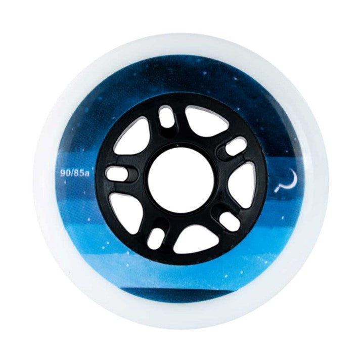 Ground Control UR Stars White Inline Wheel 90mm 85A - 4 Pack