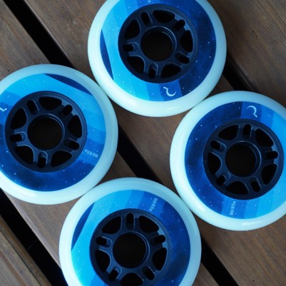 Ground Control UR Stars White Inline Wheel 90mm 85A - 4 Pack