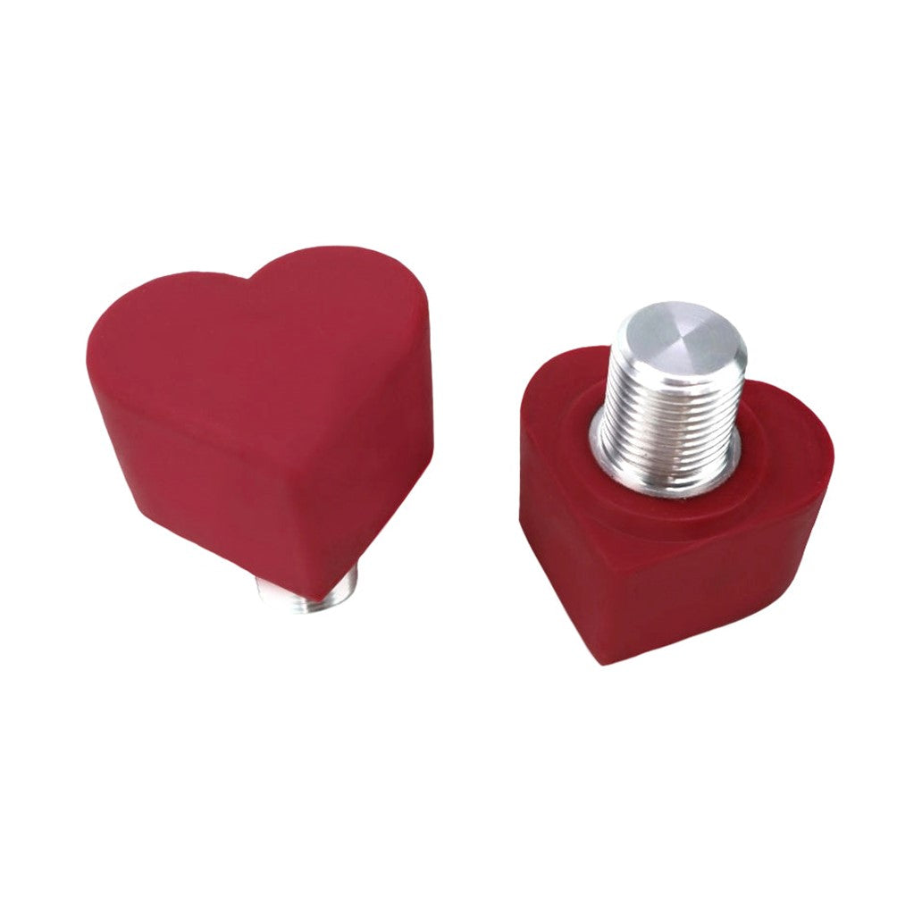 love heart roller skate red toe stops 