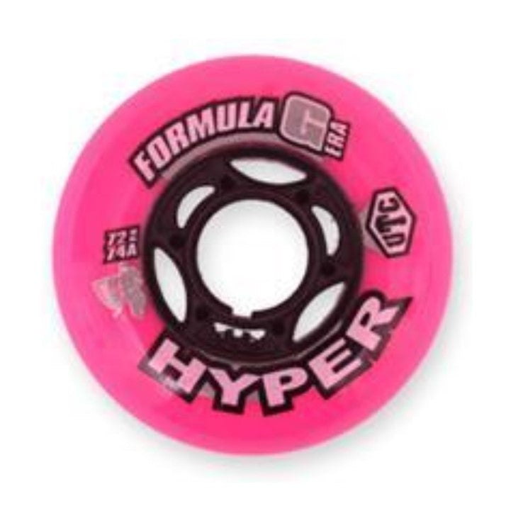 neon pink indoor inline wheels 