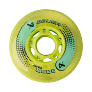 Bauer HiLo Court Inline Wheel Yellow 80mm 76A - Lucky Skates
